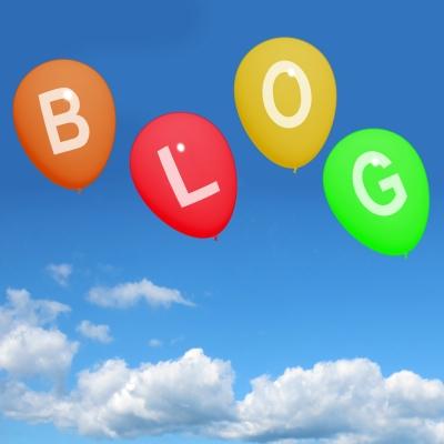 cómo crear un blog - globos