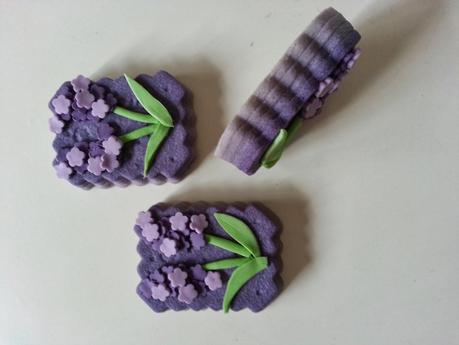 Galletas con aroma de violeta