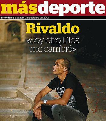 Fin de la carrera de Rivaldo dando gracias a Dios