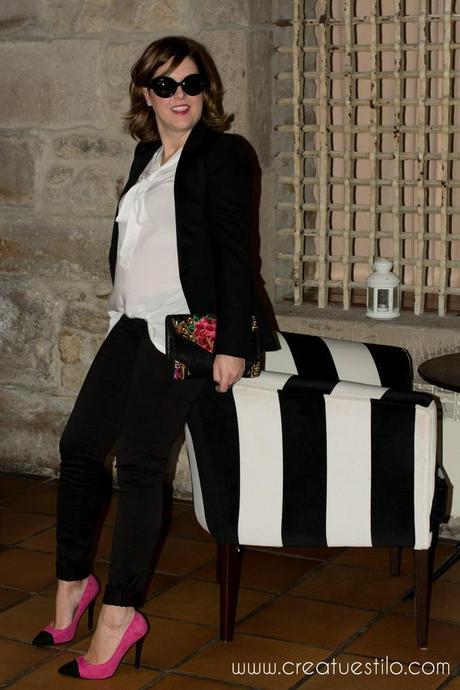 Look embarazada, Como combinar una camisa blanca, modo 3, look oficina (1)