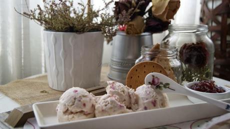 Helado de Cheesecake de Fresa y Frambuesa (sin heladera)