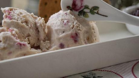 Helado de Cheesecake de Fresa y Frambuesa (sin heladera)