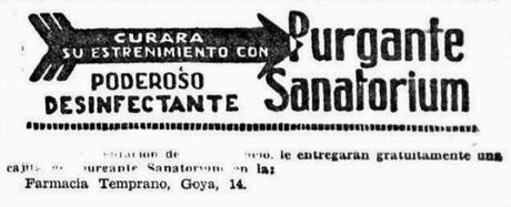 Recuerdos de papel. Gran Farmacia de Goya. Madrid, 1914