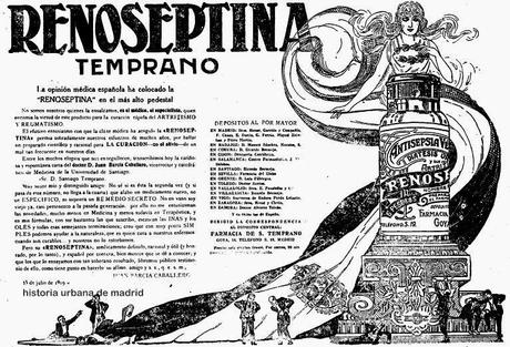 Recuerdos de papel. Gran Farmacia de Goya. Madrid, 1914