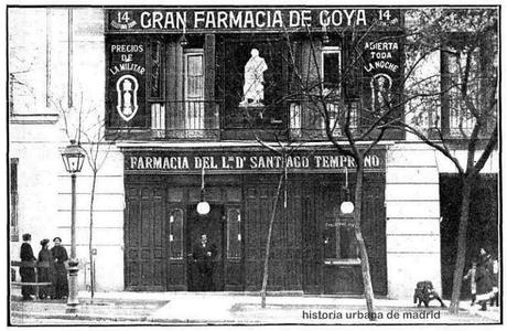 Recuerdos de papel. Gran Farmacia de Goya. Madrid, 1914