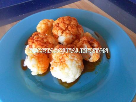 COLIFLOR CON SOFRITO DE AJOS