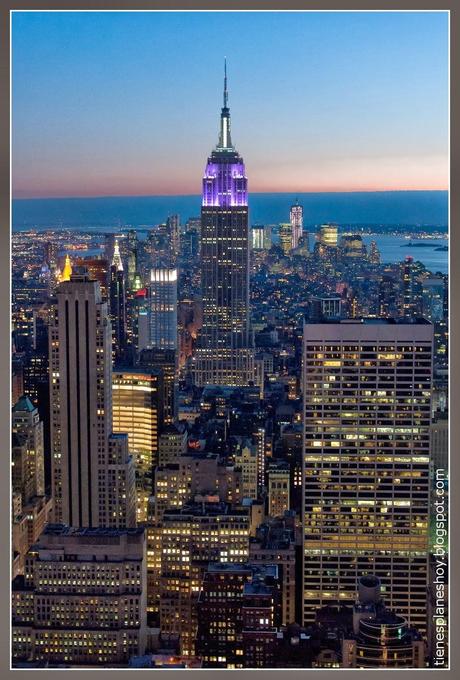 Empire State desde el Top of the Rock (Rockefeller)