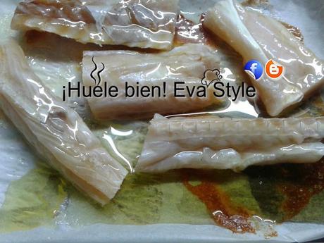 Tollos con manzana caramelizada