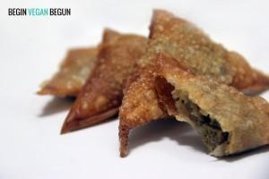 receta de samosa de seitán vegana