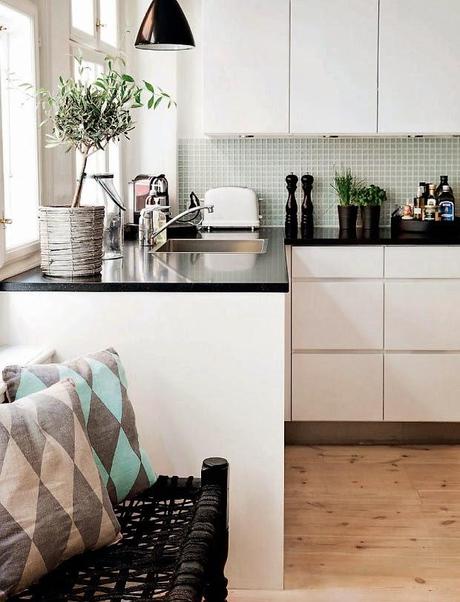 La primavera de un piso en Blanco & Negro