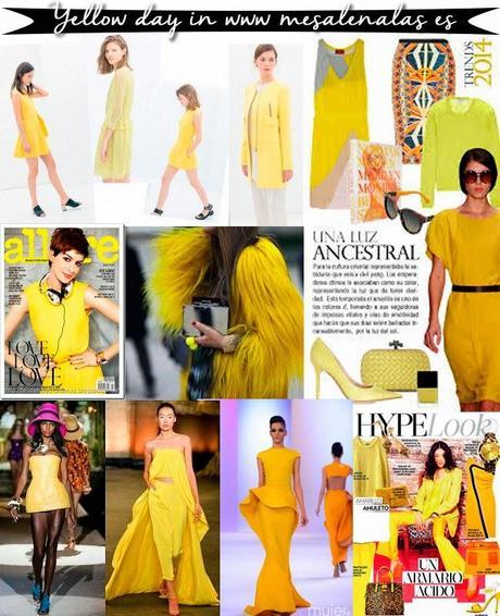 Trendy yellow