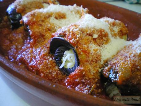 Canelones de berenjenas