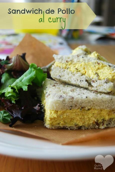 Sandwich de Pollo al Curry Sandwich de Pollo al Curry