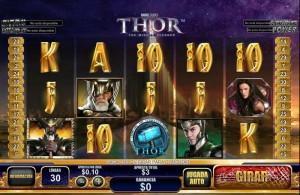 Tragaperras en casino de Thor: El Mundo Oscuro