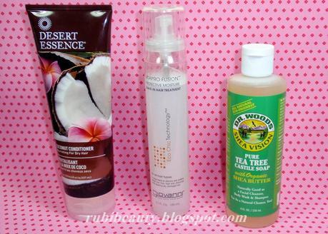 rubibeauty haul iherb primeras impresiones opinion personal review desert essence dr woods giovani