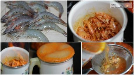 Guiso marinero de garbanzos con langostinos