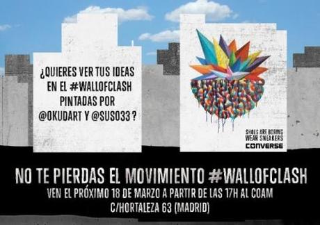 #wallofclash de Converse en Madrid