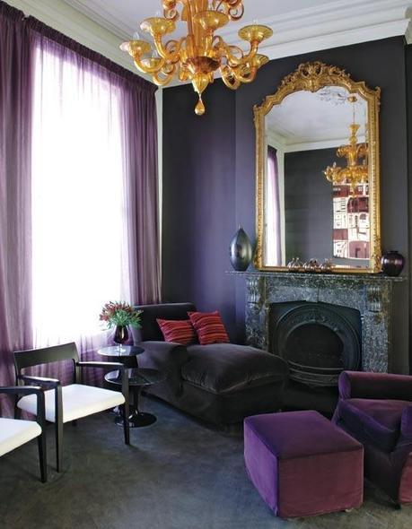 Lindas salas decoradas con espejos