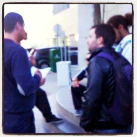 Juventudes Socialistas con los estudiantes de la Universidad