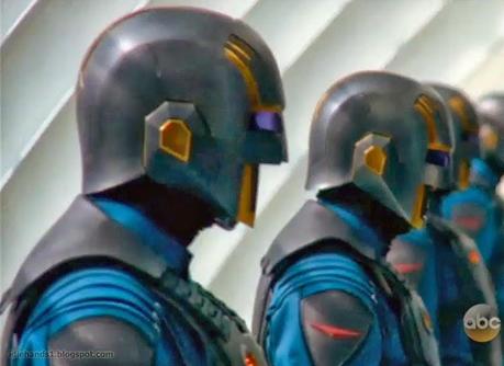 PRIMER VISTAZO A GLENN CLOSE EN LAS NUEVAS CAPTURAS DE GUARDIANES DE LA GALAXIA