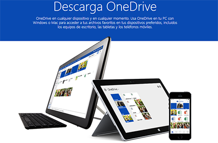 Descargar aplicaciones OneDrive 
