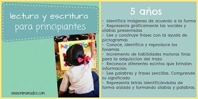 lectura y escritura para principiantes www.mimamadice.com
