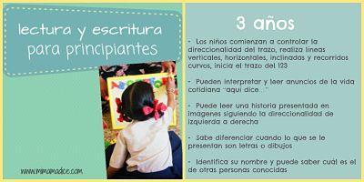 lectura y escritura para principiantes www.mimamadice.com