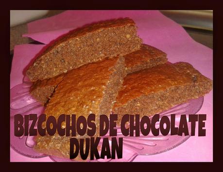 Bizcochos de chocolate Dukan