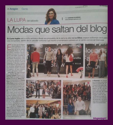 S. HA PARTICIPADO: EL CORTE INGLÉS BLOGGERS FASHION SHOW