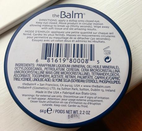 Un desmaquillante diferente: Balms Away de The Balm