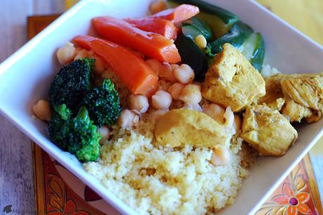 COUS-COUS o CUSCÚS CON POLLO Y VERDURAS