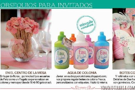 Detalles de bautizo para Isabel. Rápido, fácil y más chulo que un ocho.