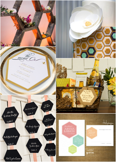 Wedding inspiration. Honey comb Wedding inspiration. Honey comb