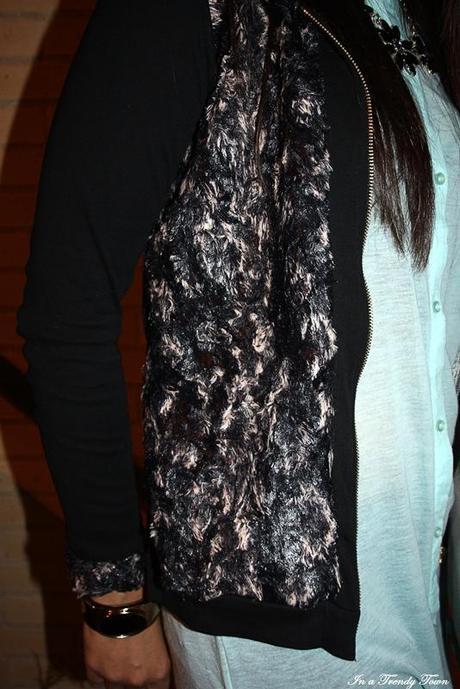 OUTFIT BLACK AND TURQUOISE 5