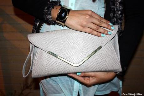 OUTFIT BLACK AND TURQUOISE 1