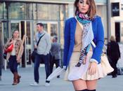 Look day: beige mini skirt butterflies