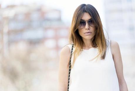 street style barbara crespo white long dress zara outfit fashion blogger blog de moda