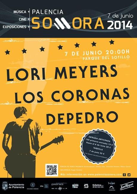 Palencia Sonora 2014: Lori Meyers, Los Coronas y DePedro