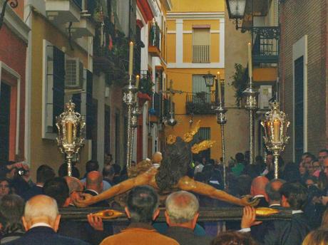 El Via Crucis del Cristo de la Redención de de la Hermandad de las Mercedes.