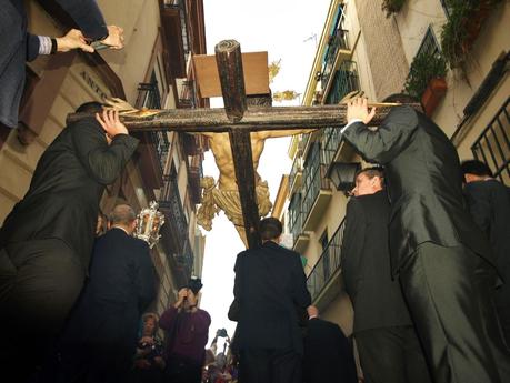 El Via Crucis del Cristo de la Redención de de la Hermandad de las Mercedes.