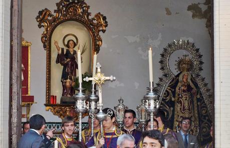 El Via Crucis del Cristo de la Redención de de la Hermandad de las Mercedes.