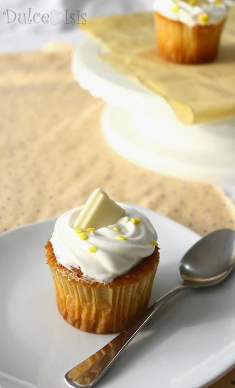 Cupcakes de Chocolate Blanco