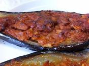 Berenjena estilo asiatico rellena paté otak