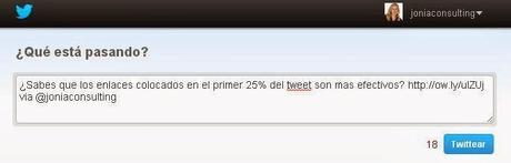 Creacion de Tweet de forma automática a través de Click to Tweet. Esmeralda Diaz-Aroca