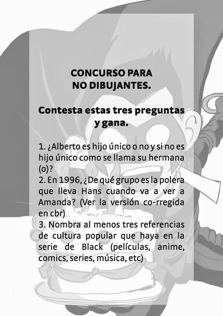 ¡¡COMIENZA EL CONCURSO DE BLACK TERCER ANIVERSARIO!!