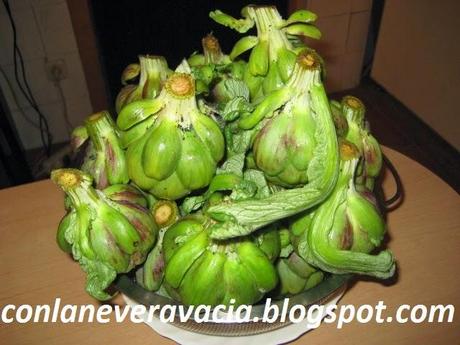 TORTILLA DE ALCACHOFAS