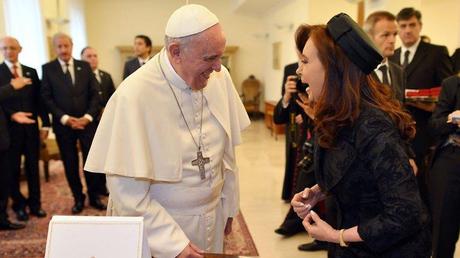 Cristina K intercede por Maduro con El Papa