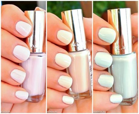 LE VERNIS LES BLANCS DE L'OREAL. (SWATCHES)