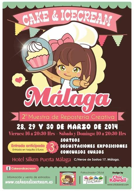 Llega la 2ª edición de la CAKE & ICECREAM a Málaga