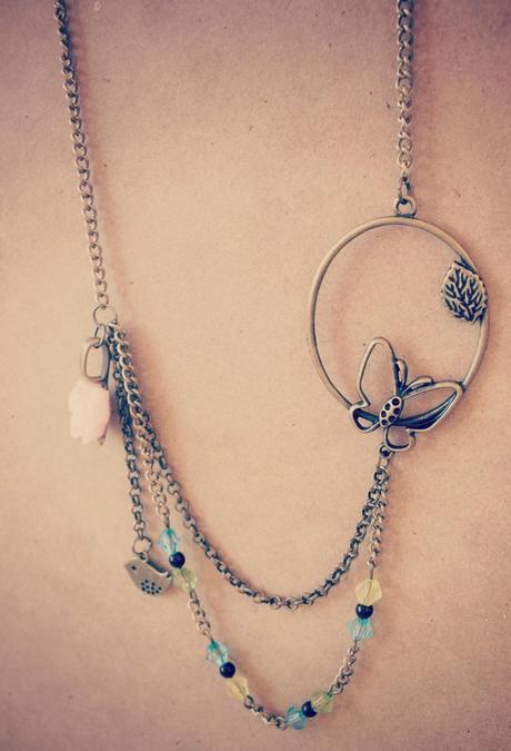Mis Creaciones ✄✄: Collar Free Butterfly Mis Creaciones ✄✄: Collar Free Butterfly